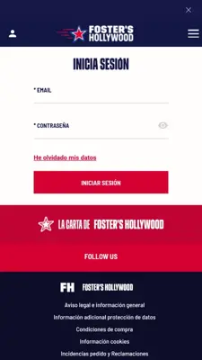 Fosters Hollywood android App screenshot 8